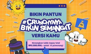 Kuis Pantun Crunchynya Bikin Semangat Berhadiah Gopay Total 2.5 Juta