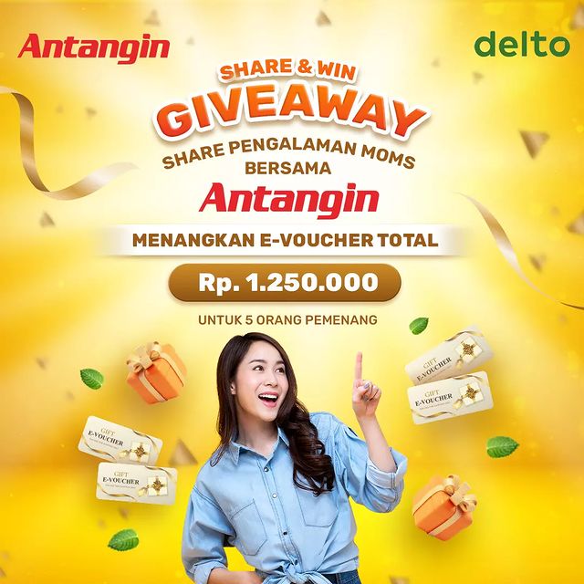 Kuis Share & Win Antangin Berhadiah E-Voucher Total 1.250.000