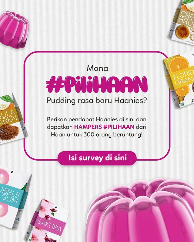 Kuis Survey PiliHAAN Berhadiah Hampers Untuk 300 Pemenang