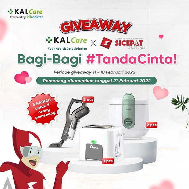 Kuis Tanda Cinta Berhadiah Toaster, Rice Cooker & Vacuum Cleaner