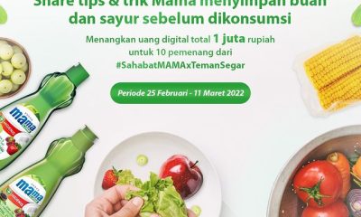 Kuis Tips Simpan Buah & Sayur Berhadiah Uang Digital Total 1 Juta