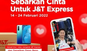 Lomba Foto Sebarkan Cinta J&T Express Berhadiah 5 OPPO RENO