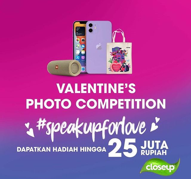 Lomba Foto Speak Up For Love Berhadiah Total 25 Juta (Ada iPhone 12)