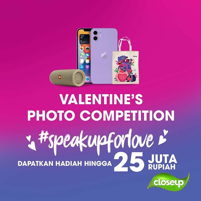 Lomba Foto Speak Up For Love Berhadiah Total 25 Juta (Ada iPhone 12)