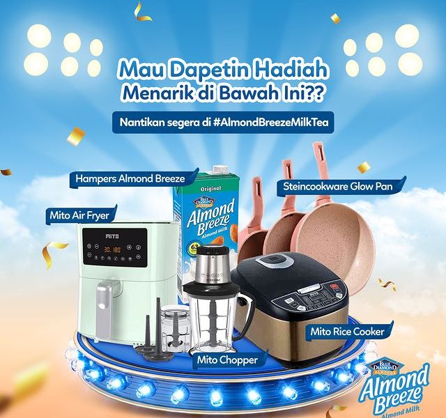 Lomba Kreasi Almond Breeze Milk Tea Berhadiah Jutaan Rupiah