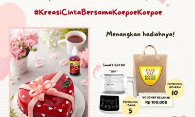Lomba Kreasi Kue Valentine Berhadiah 5 Smart Kettle & 10 Voucher