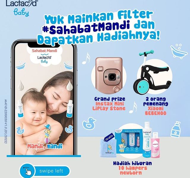 Lomba Reels Filter Sahabat Mandi Berhadiah Instax Mini Liplay Stone