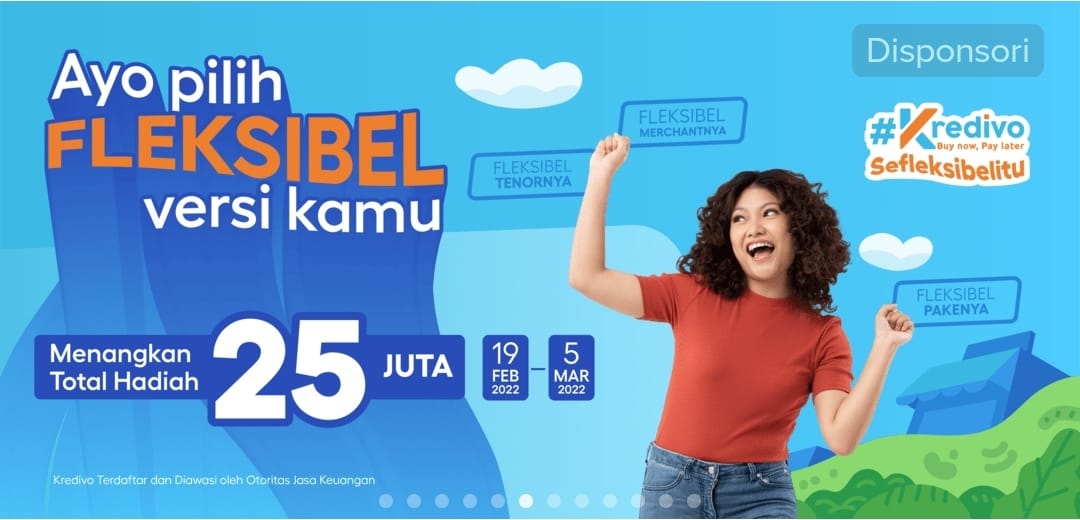 Lomba TikTok Kredivo Sefleksibel Itu Berhadiah Total 25 Juta Rupiah