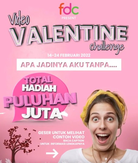 Lomba Video Valentine FDC Berhadiah Total Puluhan Juta Rupiah