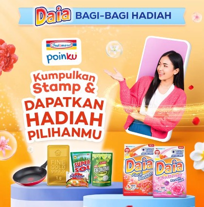 Promo Daia Indomaret Bagi-Bagi Hadiah Emas, Tefal Frying Pan, dll