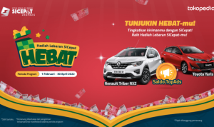 Promo HEBAT SiCepat Berhadiah Toyota Yaris, Renault Triber RXZ, dll