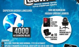 Promo Undian AXE GGWP ASUS ROG Phone 5, Kursi Gaming, dll