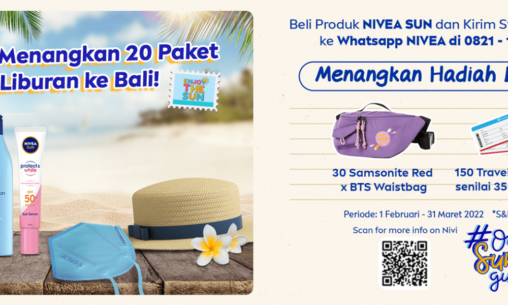 Undian NIVEA SUN “Our Sun Guard” Berhadiah 20 Paket Liburan ke Bali