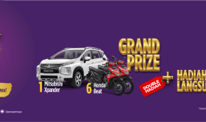 Undian Propan Happy Wheel Grand Prize Mitsubishi Xpander & Motor