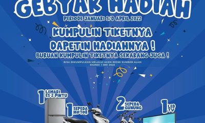 Undian Tiket Bus Sumber Alam Berhadiah Motor, Sepeda, Kulkas, TV, dll