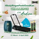 Challenge MyTea+ With Andien Berhadiah Air Fryer, Treadmill & Gopay