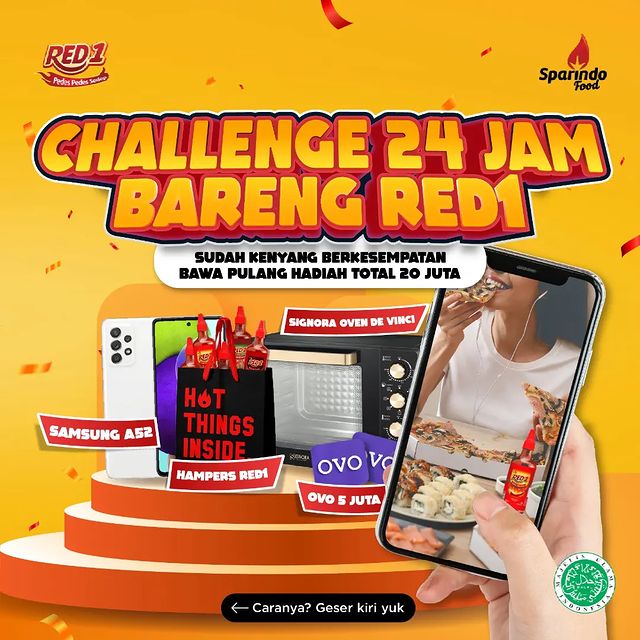 Cus Ikutan! Lomba Reels 24 Jam Bareng RED1 Berhadiah Total 20 Juta