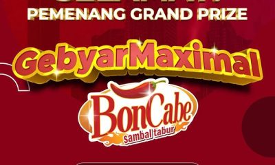 Daftar Pemenang Undian Boncabe Gebyar Maximal