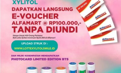 E-Voucher Alfamart 100.000 Gratis Untuk 400 Orang Pertama