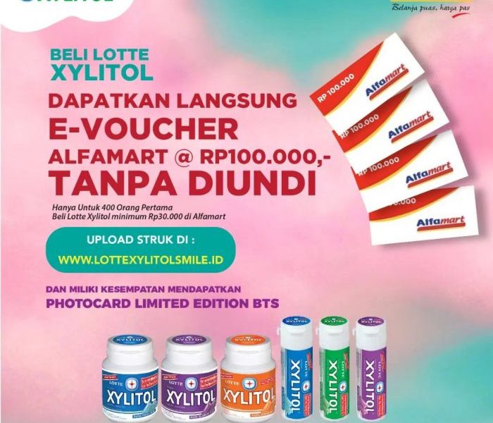 E-Voucher Alfamart 100.000 Gratis Untuk 400 Orang Pertama