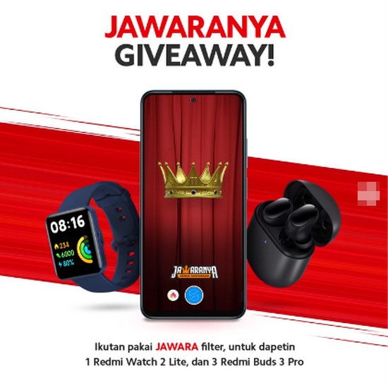 Kuis Filter IG Jawaranya Tantangan Hadiah Mi Watch 2 Lite & Buds 3 Pro