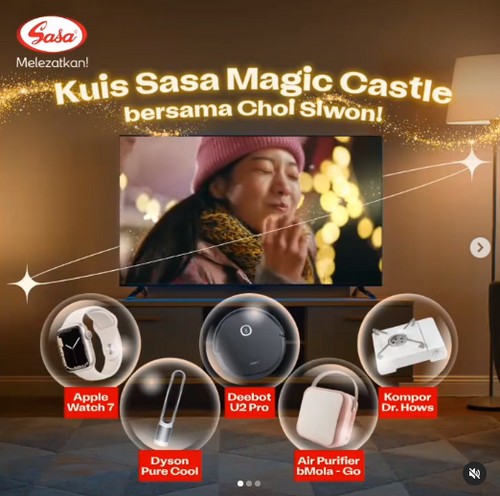 Kuis Sasa Magic Castle Berhadiah Apple Watch 7, Dyson Pure Cool, dll