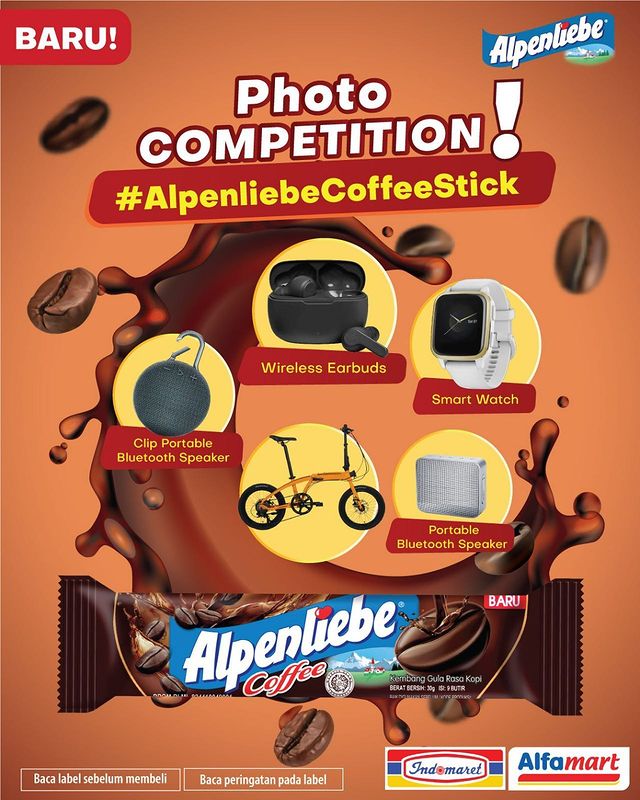 Lomba Foto Alpenliebe Coffee Stick Berhadiah Sepeda, Smartwatch, dll