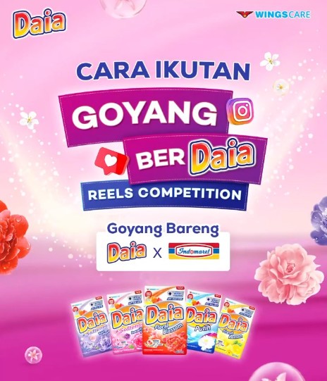 Lomba Reels Goyang BerDaia Berhadiah Emas, Gopay & Voucher