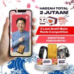 Lomba Reels I Love Sushi Mate Berhadiah Total 2 Jutaan Rupiah