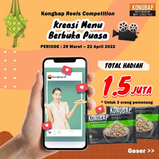 Lomba Reels Kreasi Menu Berbuka Puasa Berhadiah 1.5 Juta + Produk