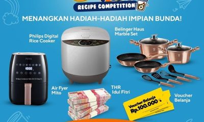 Lomba Resep Jago Puasa Berhadiah Alat Dapur, THR Puluhan Juta