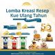 Lomba Resep Kue Ulang Tahun Berhadiah Emas 5 Gram, Uang & Saldo