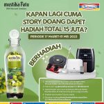 Lomba Review Minyak Zaitun Mustika Ratu Total Hadiah 15 Juta Rupiah