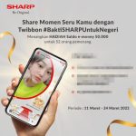 Pakai Twibbon Bakti SHARP Untuk Negeri Berhadiah E-Money 2,6 Juta