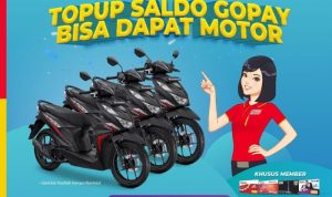 Promo Top Up Saldo Gopay di Alfamart Berhadiah Sepeda Motor