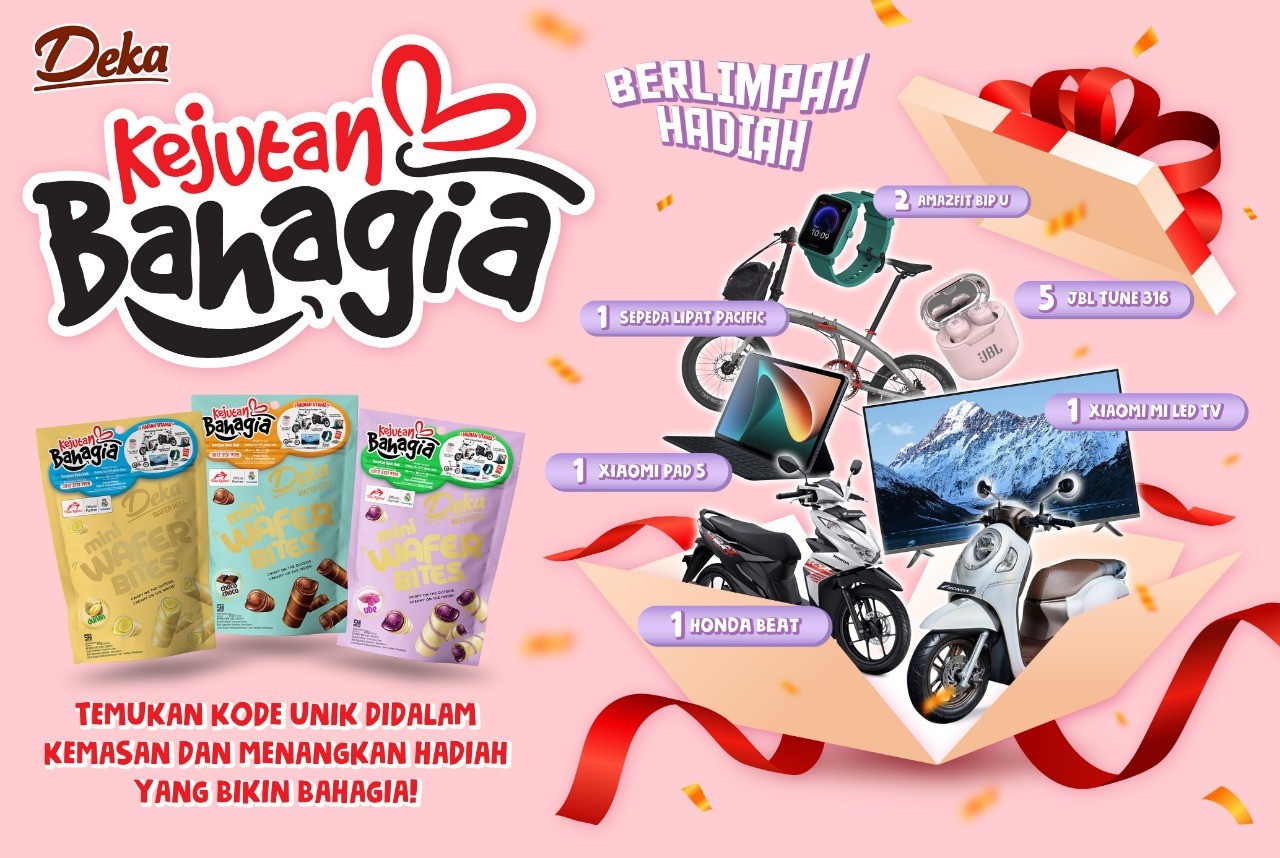 Promo Undian Deka Mini Bites Kejutan Bahagia Berlimpah Hadiah