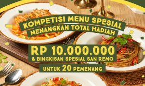 Challenge Menu Spesial San Remo Berhadiah Total 10 Juta + Bingkisan