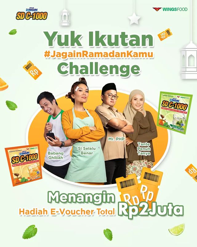 Jagain Ramadhan Kamu Challenge Berhadiah E-Voucher Total 2 Juta