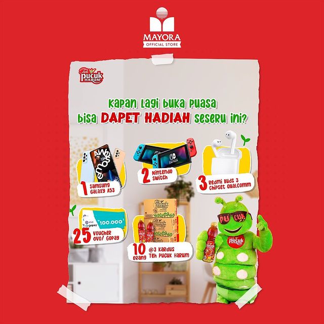 Kontes Foto Buka Puasa Teh Pucuk Harum Berhadiah Samsung A53