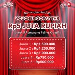 Kuis Adu Pantun Berhadiah Voucher Gopay Total 5 Juta Rupiah