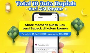 Kuis Berhadiah THR KAGET AM Mortar Total 10 Juta untuk 20 Pemenang