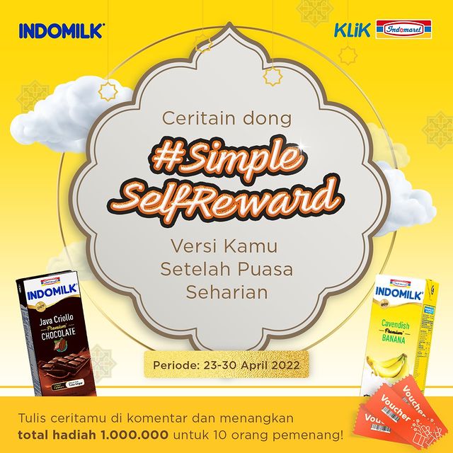 Kuis Cerita Simple Self Reward Berhadiah E-Voucher Total 1 Juta Rupiah