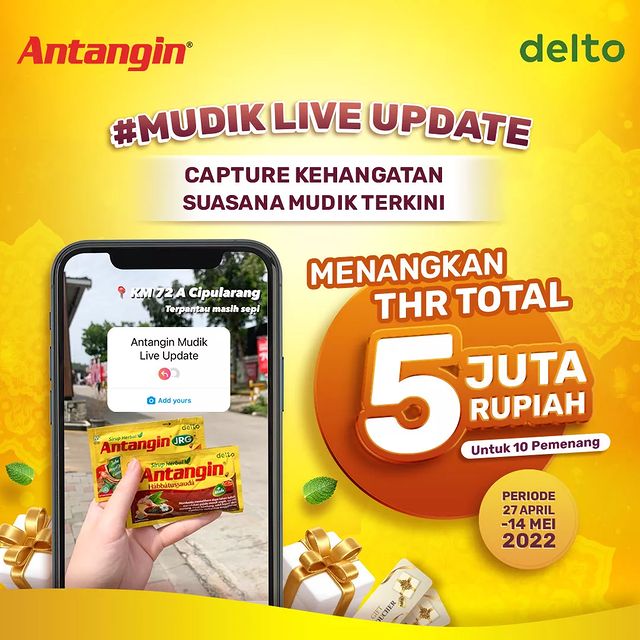 Kuis Mudik Live Update Antangin Berhadiah THR Total 5 Juta Rupiah