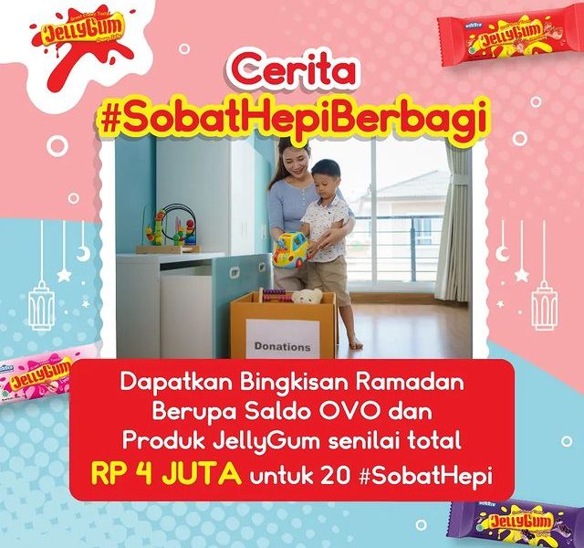 Lomba Cerita Sobat Hepi Berbagi Berhadiah OVO & Produk Total 4 Juta