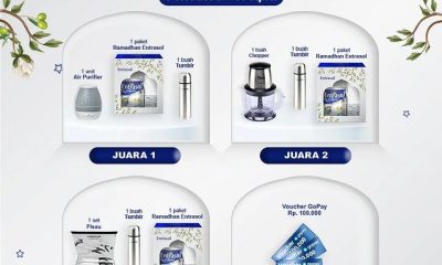 Lomba Foto Aktivitas Fisik Entrasol Berhadiah Air Purifier, Chopper, dll