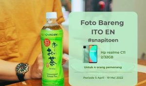 Lomba Foto Bareng ITO EN Berhadiah 4 unit HP Realme C11