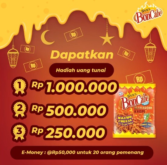 Lomba Foto Isi Toplesku Snack Boncabe Berhadiah Total Rp 2.750.000 