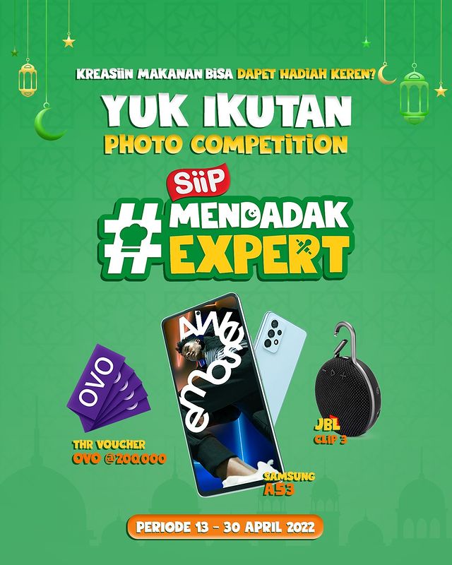 Lomba Foto Mendadak Expert Siip Berhadiah SAMSUNG A53, OVO, dll