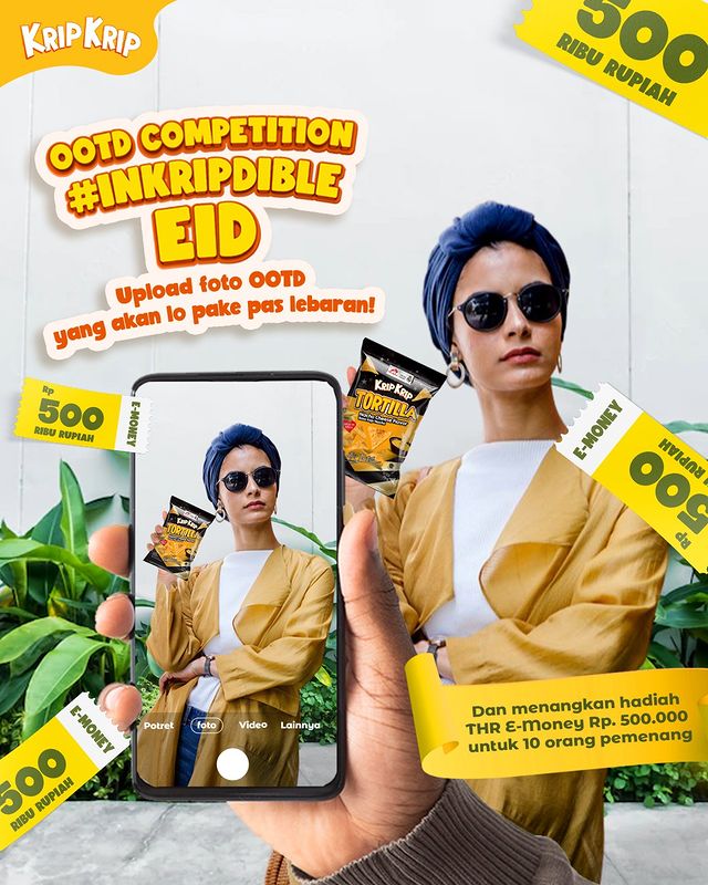 Lomba Foto OOTD Lebaran Berhadiah THR E-Money Total 5 Juta Rupiah