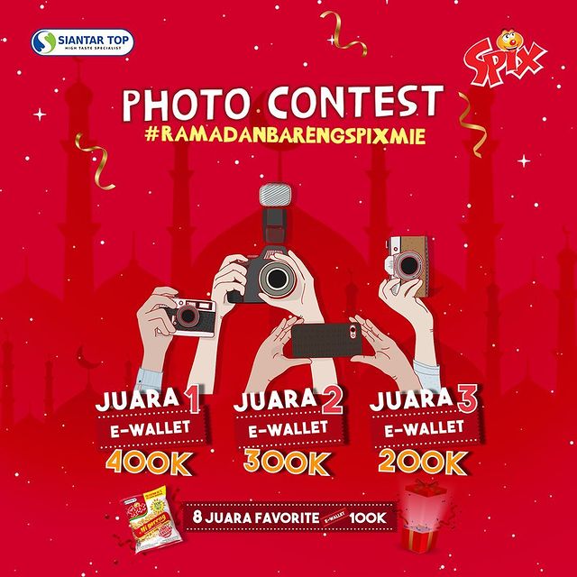 Lomba Foto Ramadhan Bareng Spix Mie Berhadiah E-wallet Total 1.7 Juta